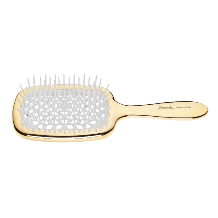 Superbrush Guld från Jäneke – skonsam hårborste med elegant design