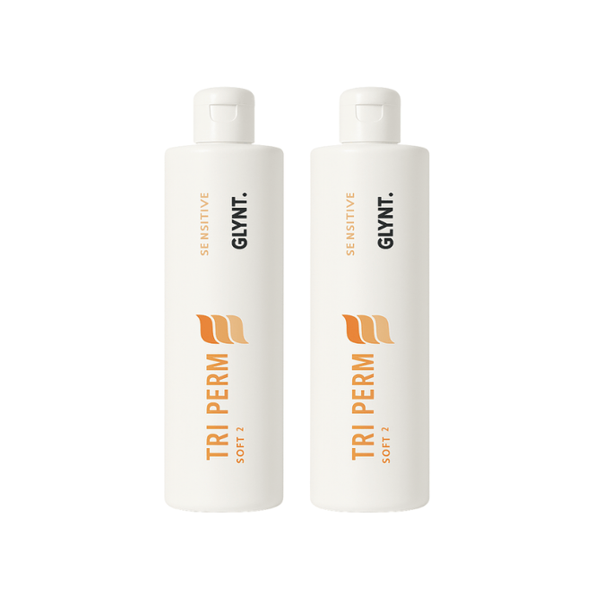 "TRI PERM Sensitive Soft 2 – 2x500ml mild permanent för färgat hår"